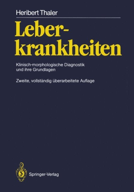 Heribert Thaler - Leberkrankheiten, E-bok. Tillgänglighet: Lägg i varukorg