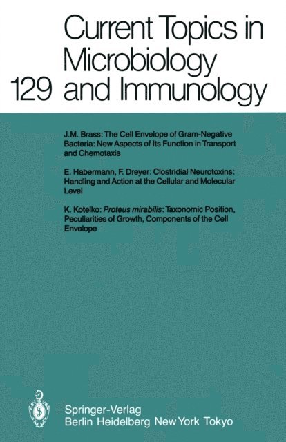 I. Wilson, H. Wagner, P. K. Vogt, R. Rott, M. Oldstone, F. Melchers, H. Koprowski, W. Goebel, H. Eisen, M. Cooper, R. W. Compans, A. Clarke - Current Topics in Microbiology and Immunology, E-bok
