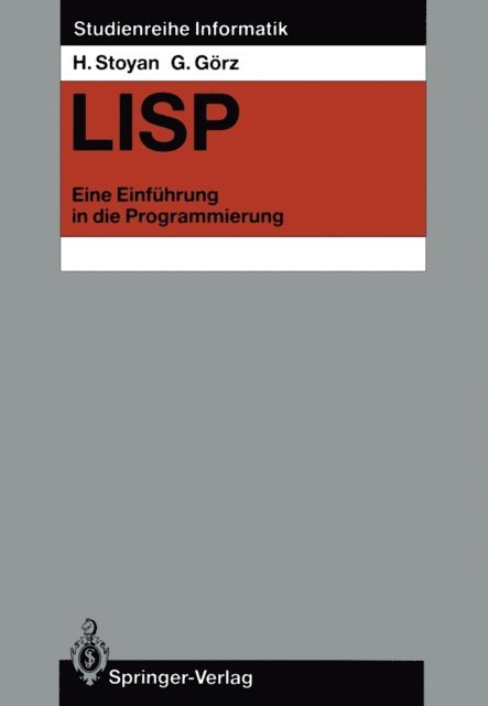 Gunter Gorz, Herbert Stoyan - LISP, E-bok