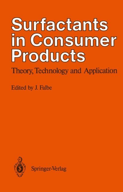 Jurgen Falbe - Surfactants in Consumer Products, E-bok