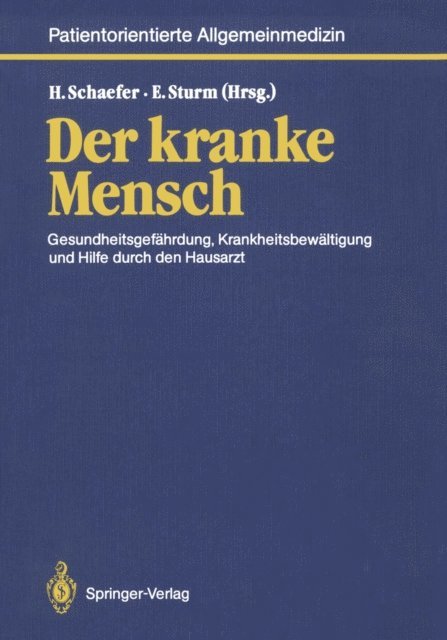 Eckart Sturm, Hans Schaefer - Der kranke Mensch, E-bok