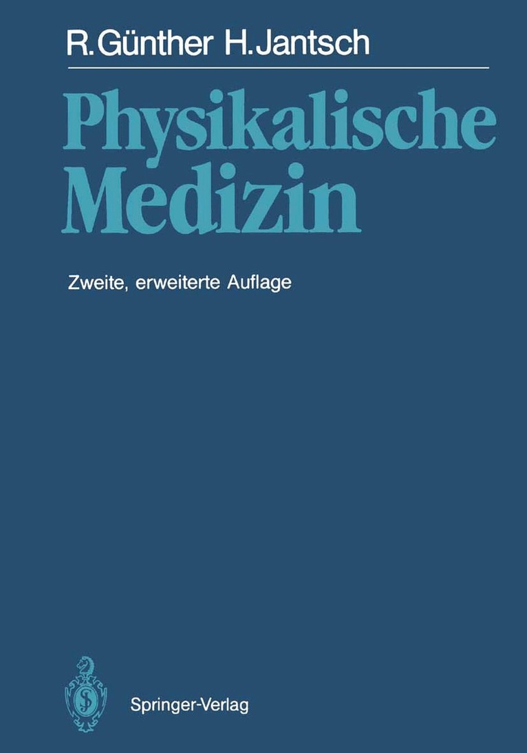Robert Günther, Hans Jantsch - Physikalische Medizin, Häftad
