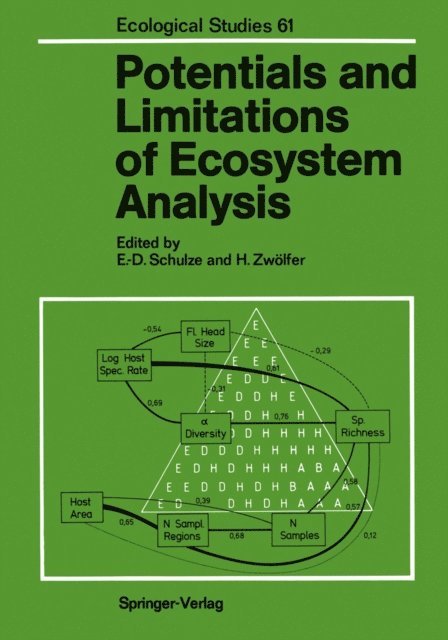 Helmut Zwolfer, Ernst-Detlef Schulze - Potentials and Limitations of Ecosystem Analysis, E-bok