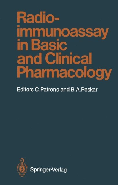 Bernhard A. Peskar, Carlo Patrono - Radioimmunoassay in Basic and Clinical Pharmacology, E-bok