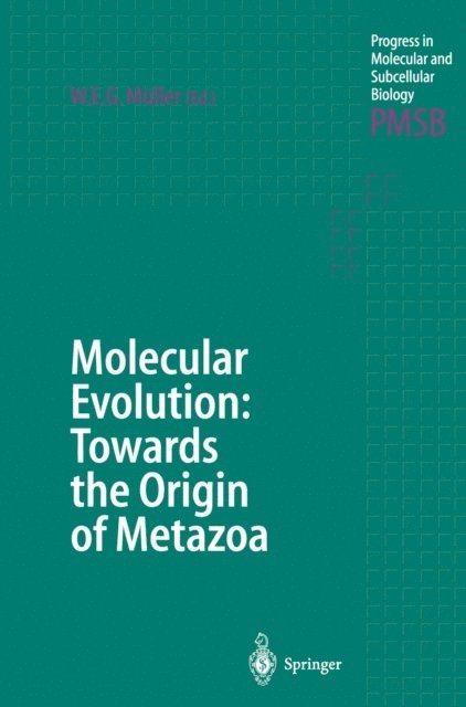 Werner E.G. Muller - Molecular Evolution: Towards the Origin of Metazoa, E-bok