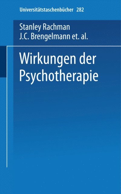Stanley Rachman - Wirkungen der Psychotherapie, E-bok