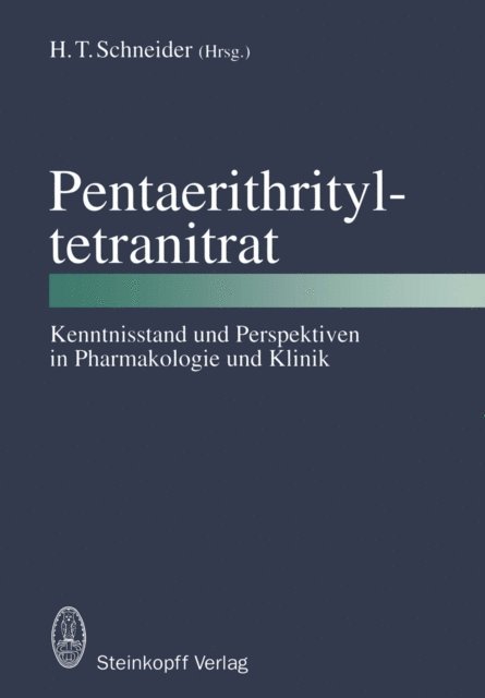 H.T. Schneider - Pentaerithrityltetranitrat, E-bok