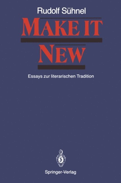 Rudolf Suhnel - Make it New, E-bok