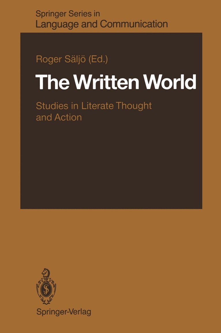 Roger Säljö - Written World, Häftad