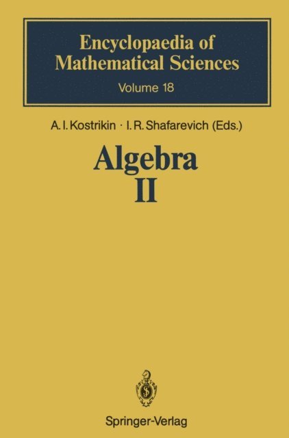 I.R. Shafarevich, A.I. Kostrikin - Algebra II, E-bok