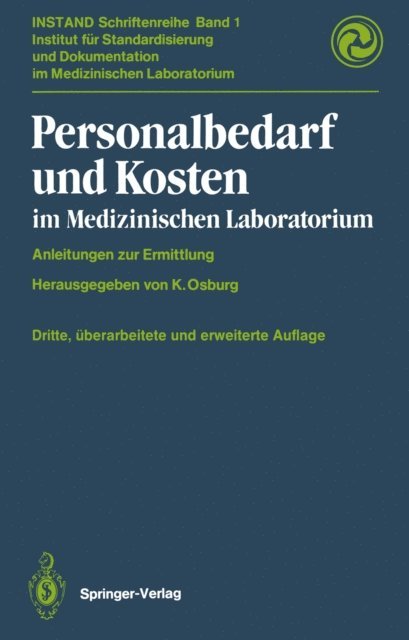 Karl Osburg - Personalbedarf und Kosten im medizinischen Laboratorium, E-bok