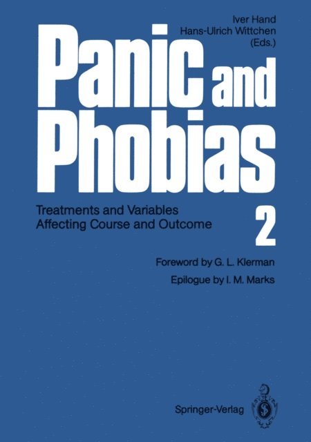 Hans-Ulrich Wittchen, Iver Hand - Panic and Phobias 2, E-bok