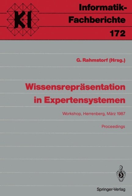 Gerhard Rahmstorf - Wissensrepräsentation in Expertensystemen, E-bok