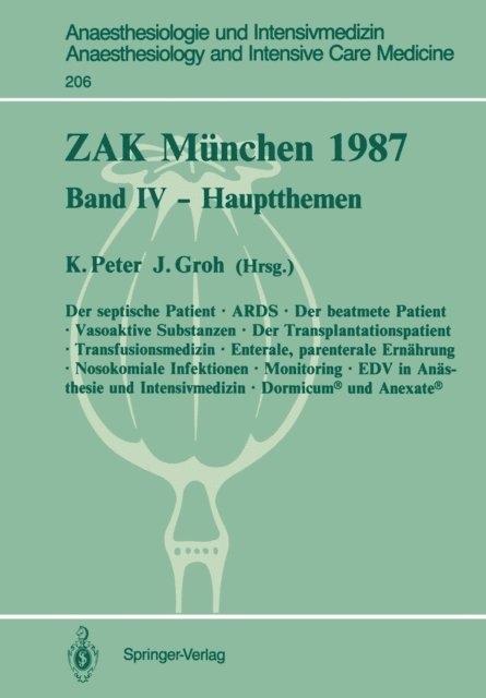 J. Groh, K. Peter - ZAK München 1987, E-bok