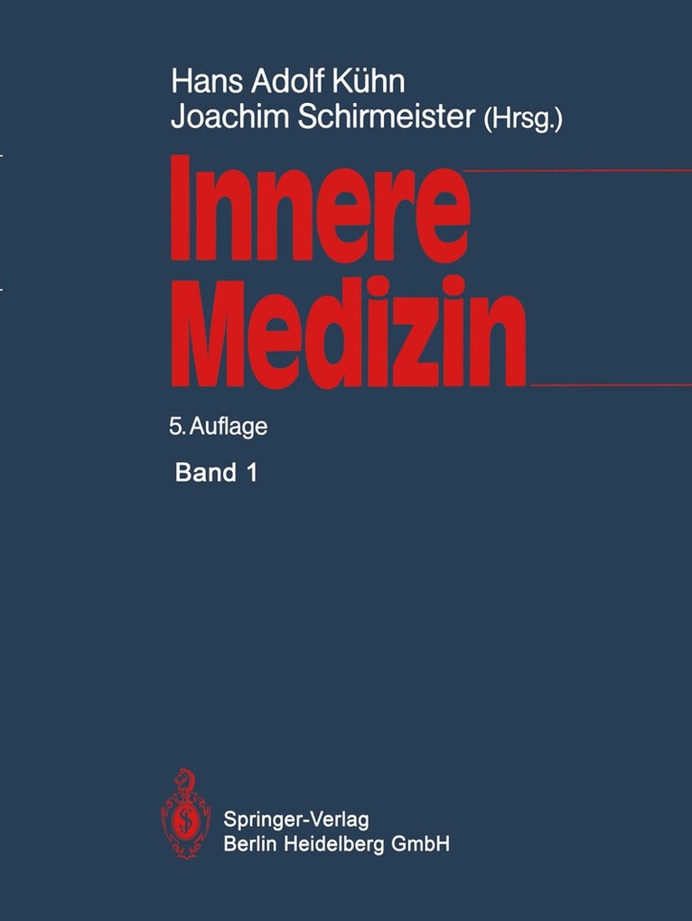 Hans A. Kühn, Joachim Schirmeister - Innere Medizin. Tillgänglighet: Lägg i varukorg