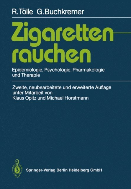 Gerhard Buchkremer, Rainer Tolle - Zigarettenrauchen, E-bok
