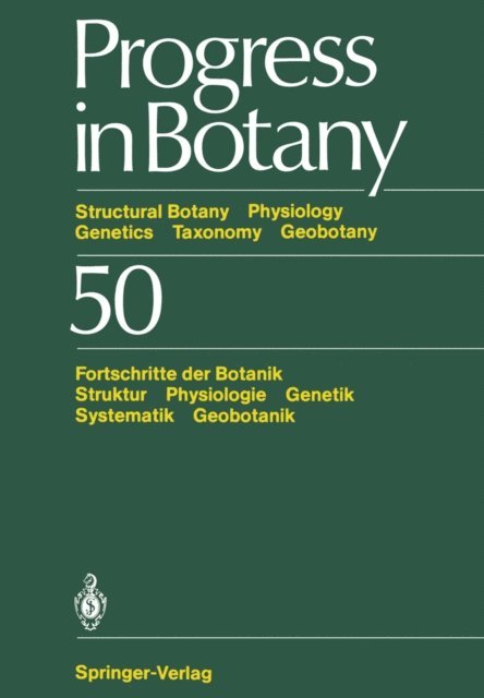 Hubert Ziegler, Michael Runge, Klaus Kubitzki, Karl Esser, H.-Dietmar Behnke - Progress in Botany, E-bok