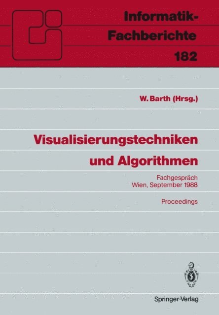 Wilhelm Barth - Visualisierungstechniken und Algorithmen, E-bok