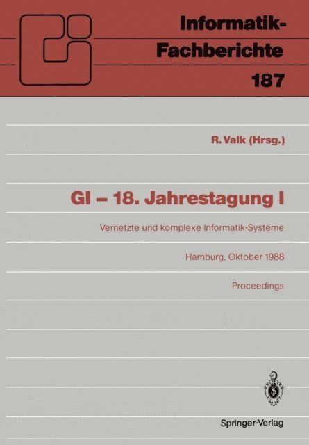Rudiger Valk - GI — 18. Jahrestagung, E-bok