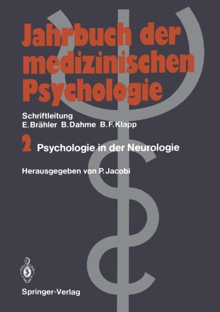Peter Jacobi - Psychologie in der Neurologie, E-bok