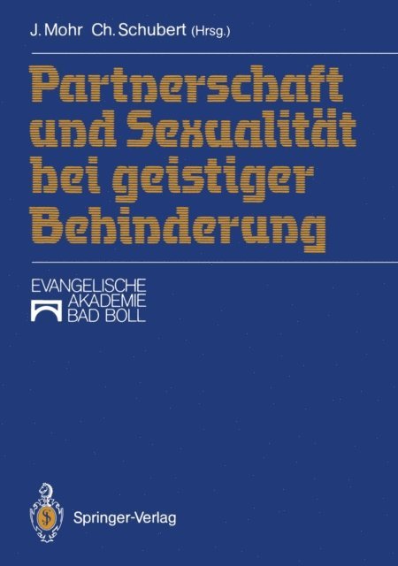 Christoph Schubert, Jurgen Mohr - Partnerschaft und Sexualität bei geistiger Behinderung, E-bok