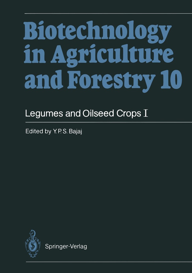 Legumes and Oilseed Crops I