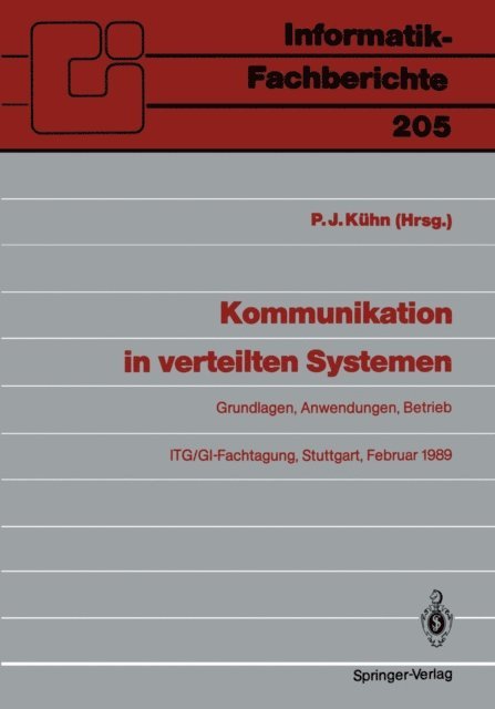 Paul J. Kuhn - Kommunikation in verteilten Systemen, E-bok