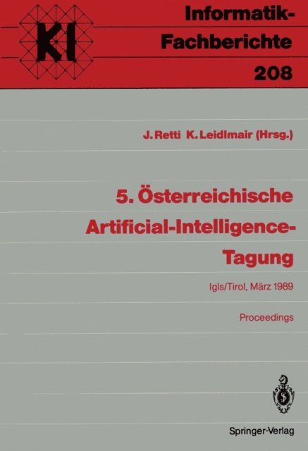 Karl Leidlmair, Johannes Retti - 5. Osterreichische Artificial-Intelligence-Tagung, E-bok