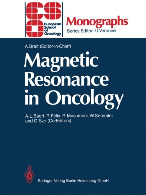 Alfred Breit - Magnetic Resonance in Oncology, E-bok