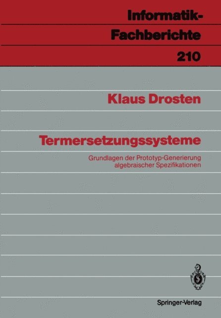 Klaus Drosten - Termersetzungssysteme, E-bok