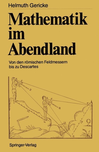 Helmuth Gericke - Mathematik im Abendland, E-bok