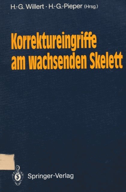 H.-G. Pieper, H.-G. Willert - Korrektureingriffe am wachsenden Skelett, E-bok