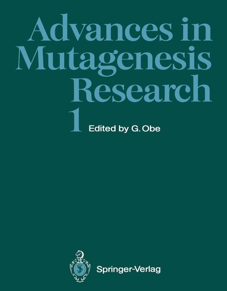 Günter Obe, Günter Obe - Advances in Mutagenesis Research, Häftad