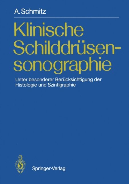 Andreas Schmitz - Klinische Schilddrüsensonographie, E-bok