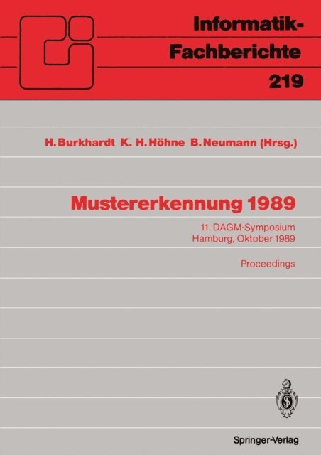 Bernd Neumann, Karl H. Hohne, Hans Burkhardt - Mustererkennung 1989, E-bok