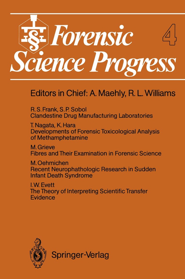 Forensic Science Progress, Häftad