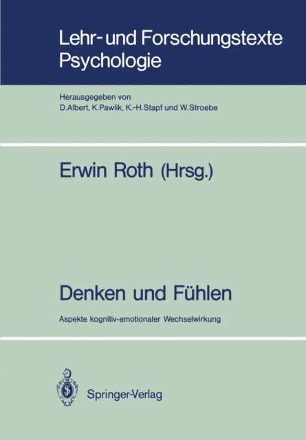 Erwin Roth - Denken und Fühlen, E-bok