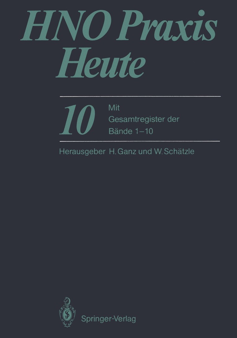 J. Springer - HNO Praxis Heute, Häftad