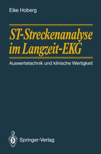 Eike Hoberg - ST-Streckenanalyse im Langzeit-EKG, E-bok