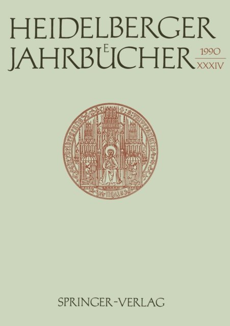 Reiner Wiehl - Heidelberger Jahrbücher, E-bok