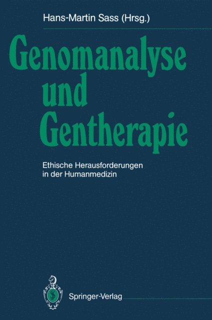 Hans-Martin Sass - Genomanalyse und Gentherapie, E-bok