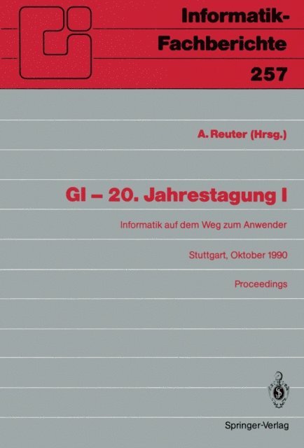 Andreas Reuter - GI - 20. Jahrestagung I, E-bok