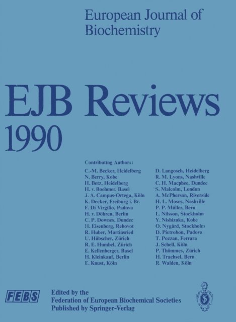 E. Hofmann, P. Christen - EJB Reviews 1990, E-bok
