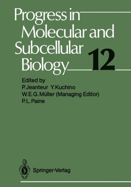 Philippe Jeanteur - Progress in Molecular and Subcellular Biology, E-bok