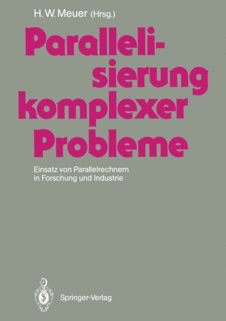 Hans Werner Meuer - Parallelisierung komplexer Probleme, E-bok