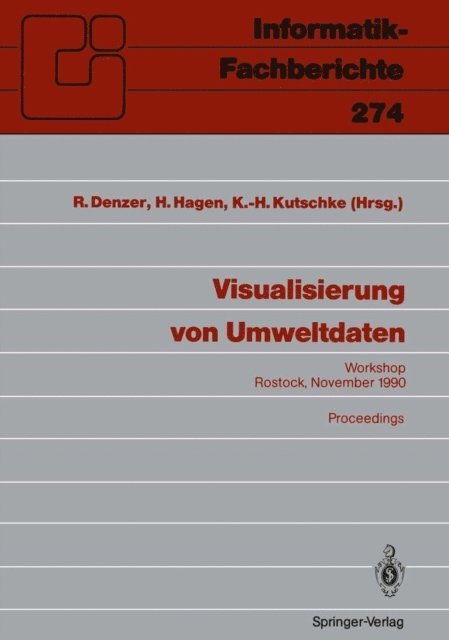 Karl-Heinz Kutschke, Hans Hagen, Ralf Denzer - Visualisierung von Umweltdaten, E-bok