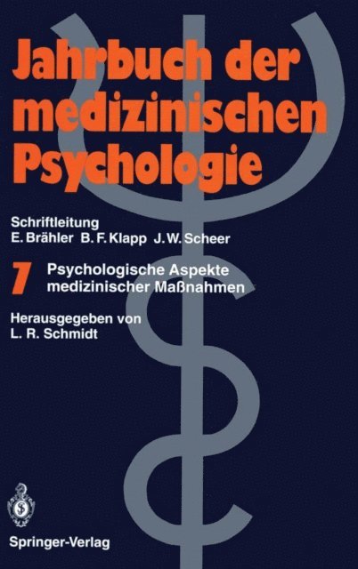 Lothar R. Schmidt - Psychologische Aspekte medizinischer Maßnahmen, E-bok
