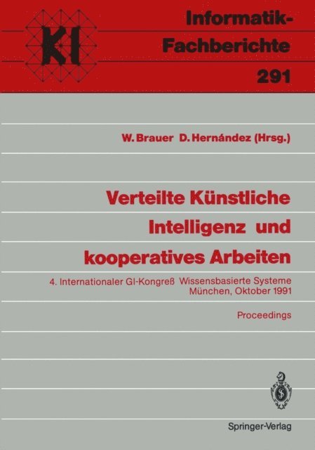 D. Hernandez, W. Brauer - Verteilte Künstliche Intelligenz und kooperatives Arbeiten, E-bok