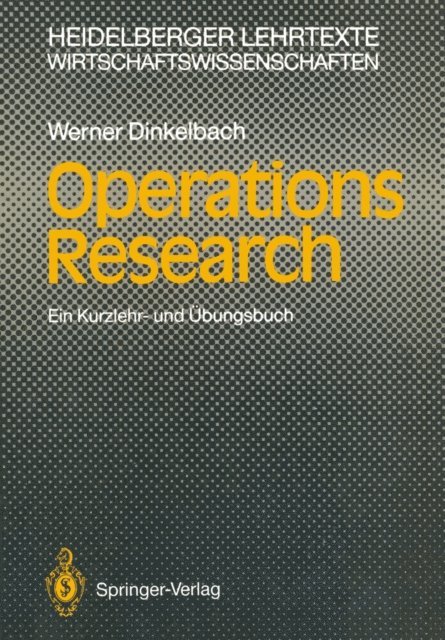 Werner Dinkelbach - Operations Research, E-bok