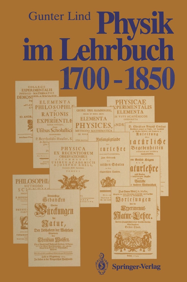 Gunter Lind - Physik im Lehrbuch 1700–1850, Häftad